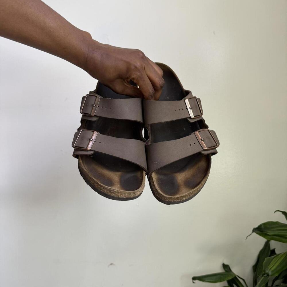 Brown women Birkenstock‎ sandals Size 42/10.5 - Picture 3 of 8